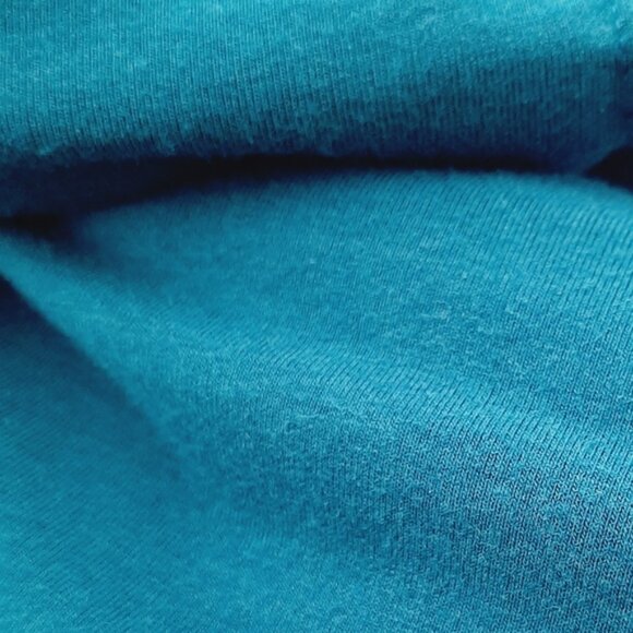 NICOLE BRIDGER Cowl Neck Dolman Sleeve Dress Bamboo Organic Cotton Blue Sz S - Picture 16 of 16